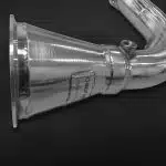 Race Downpipes for Lamborghini Urus by Capristo close-up detail