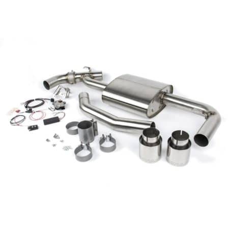 Dinan Valved Axle-Back Exhaust with Polished Tips for F54 / F60 MINI Clubman / Countryman Cooper S