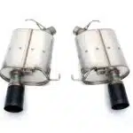 Dinan Free Flow Axle-Back Exhaust with Black Tips for F10 BMW 535i