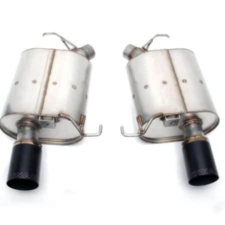 Dinan Free Flow Axle-Back Exhaust with Black Tips for F10 BMW 535i