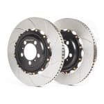 GiroDisc 2021+ Lamborghini Huracan STO (w/Carbon Ceramic Brakes) Front Slotted Rotors