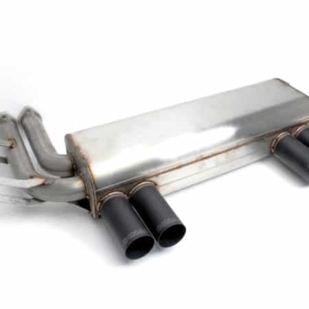 Dinan Free Flow Axle-Back Exhaust with Black Tips for E46 BMW M3