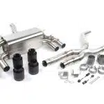 Dinan Free Flow Axle-Back Exhaust with X-Pipe and Black Tips for F87 BMW M2 Competition