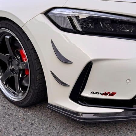 Kansai Service Front Canard for FL5 Honda Civic Type R [KAH031/KAH031B]
