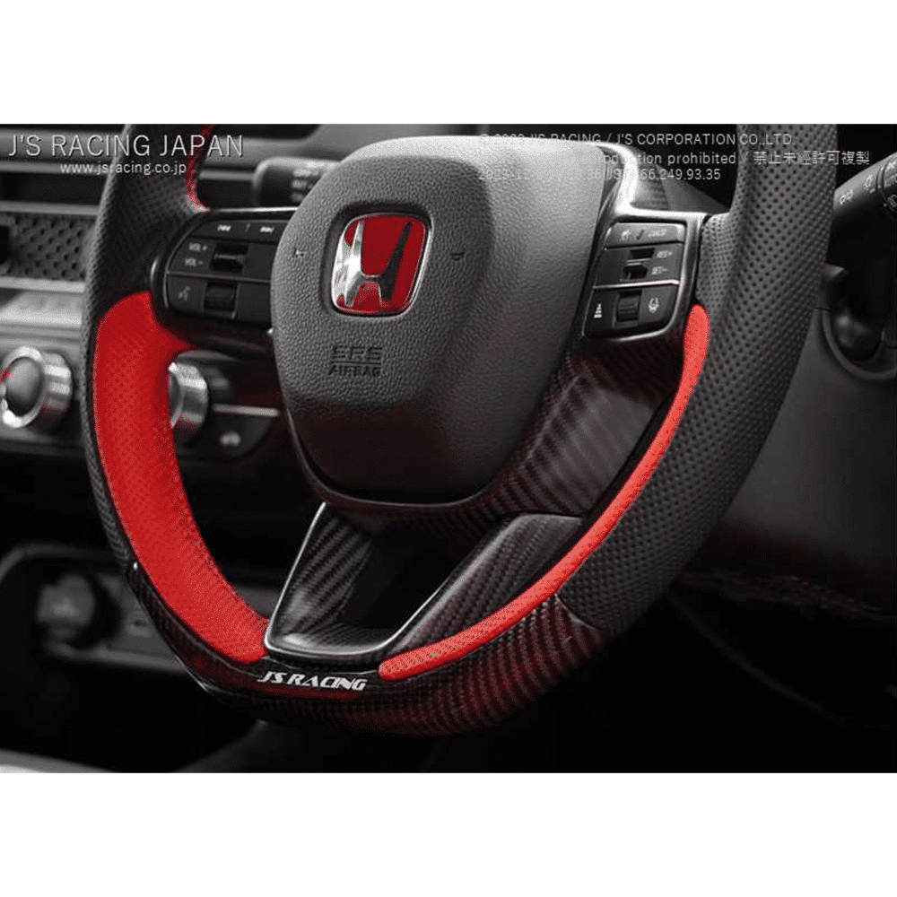 J's Racing Sports Steering Wheel for the FL5 Honda Civic Type R