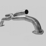 Moshammer X-Pipe Race Exhaust section for the Porsche 997.2 Carrera