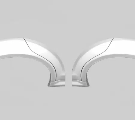 Moshammer Rear Wide Arches for W204 Mercedes-Benz C 63