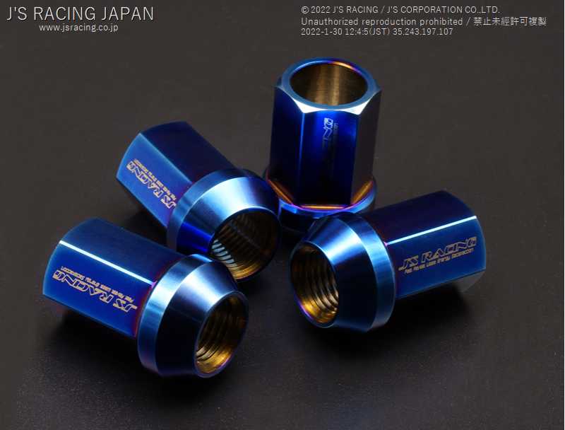 J's Racing Titanium Lug Nut Set 19HEX | Bulletproof