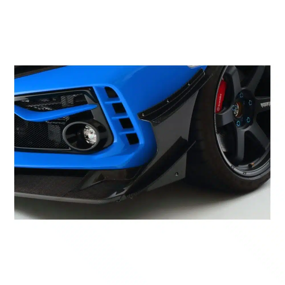 Half Carbon Front Twin Canards for the FK8 Honda Civic Type R