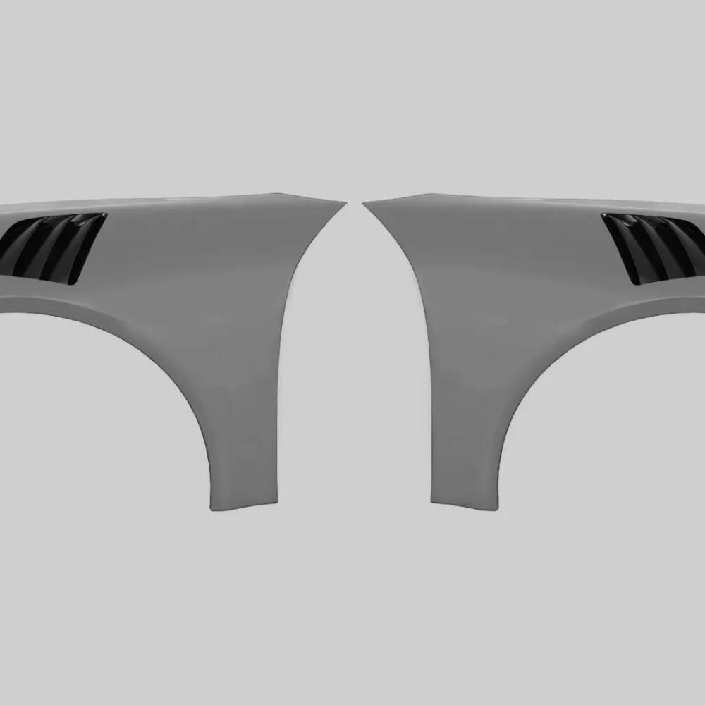 Moshammer RS Front Fenders for the Porsche 991 shown unpainted