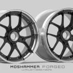 Moshammer Forged M901RS three piece forged wheel with polished lip
