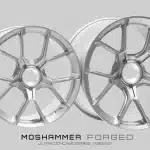 Moshammer Forged M962GT forged monoblock wheel in gloss silver