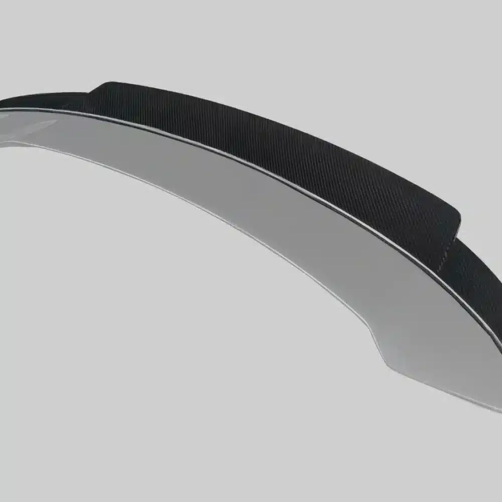 Moshammer Wing Extension Pro fitted to the factory rear wing of a 992 Turbo S