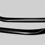 Moshammer Front Spoiler for the 992 Carrera shown as a product view in satin black