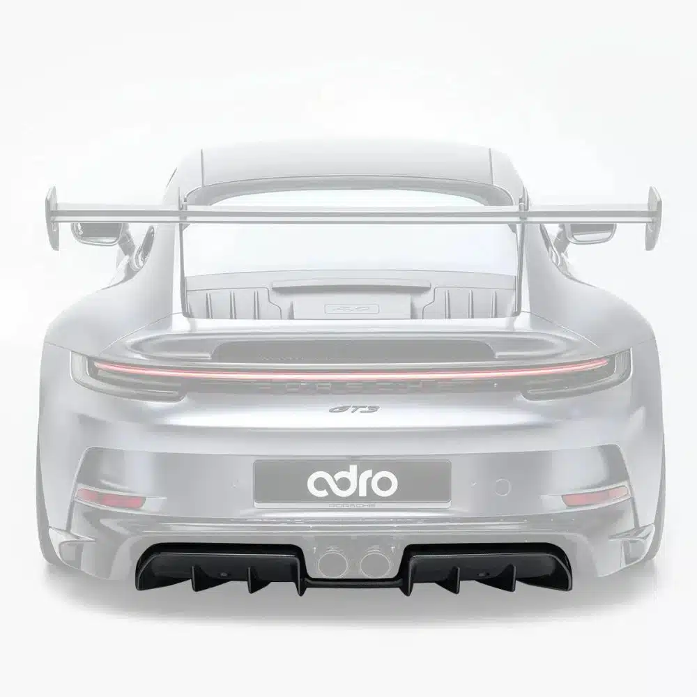 ADRO 992.1 GT3 Rear Diffuser fitted to a Porsche 911 GT3