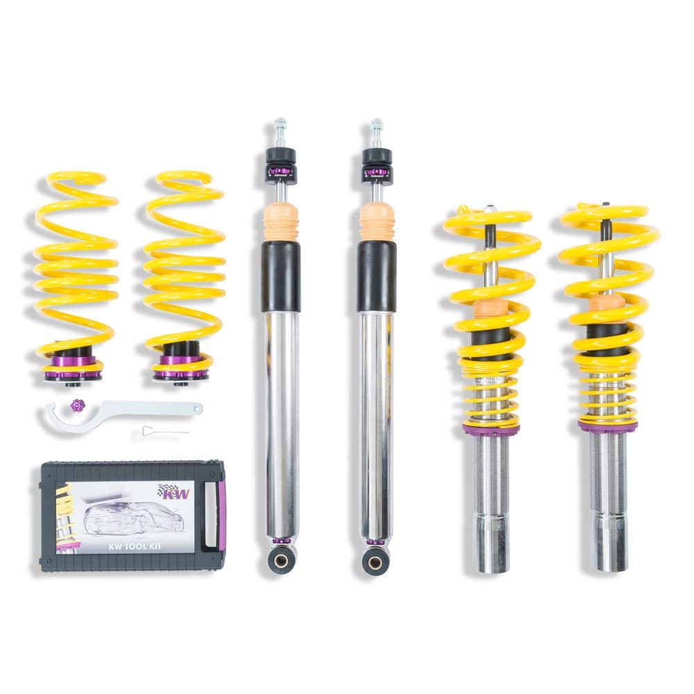 KW Coilover Kit for Audi Q5 on the Audi Q5 and Porsche Macan