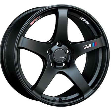 SSR GTV01 18×8 5×114.3 +35mm Offset Flat Black Wheel