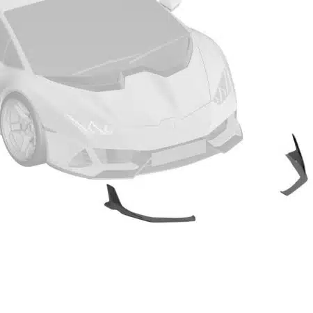 ZACOE Performance Carbon Front Lip Set for LP640-4 Lamborghini Huracan Evo