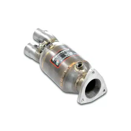 Supersprint Right Front Pipe with Sport Cats for 991.1 Porsche 911 Carrera, Carrera S and GTS [247302]