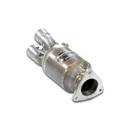 Supersprint Left Front Pipe with Sport Cats for 991.1 Porsche 911 Carrera, Carrera S and GTS [247322]