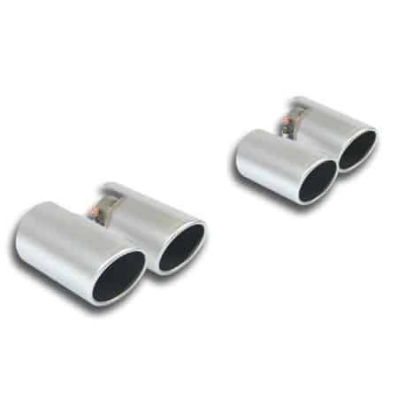 Supersprint 4x90mm Satin Rolled Exhaust Tips for F87 BMW M2 Competition, F80 M3 and F82 / F83 M4 [989656]