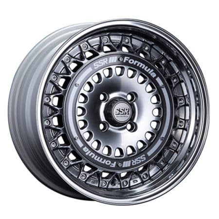 SSR Formula Mesh 14×9 4×114.3 -28mm Offset NR Silver Wheel