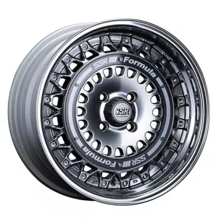 SSR Formula Aero Mesh 18×10.5 5×114.3 +18mm Offset NR Formula Silver Wheel