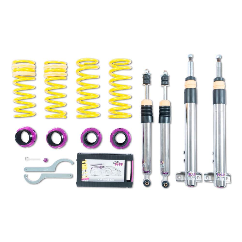 KW Coilover Kit for W201 Mercedes W201 Mercedes 190D 2.5, 190D 2.5 Turbo and 190E 2.3