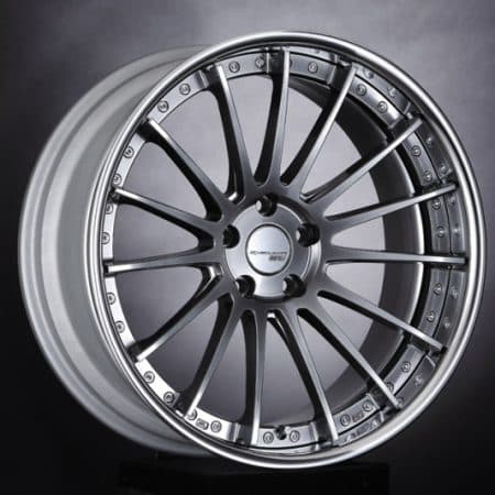 SSR Executor CV04 19×10.5 5×114.3 +38mm Offset NR Titan Silver Wheel