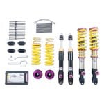 KW Coilover Kit Bundle for W205 on the W205 Mercedes C63 AMG