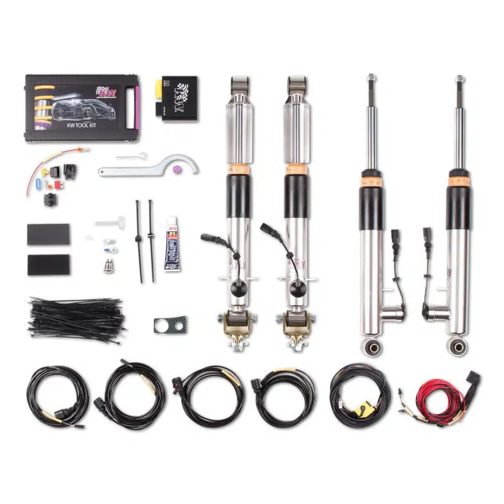 KW ECU Coilover Kit for W463 on the W463 Mercedes G63 AMG