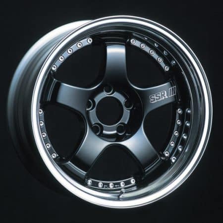 SSR Professor SP1 18×10.5 5×114.3 -13mm Offset HP Super Black Coat Wheel