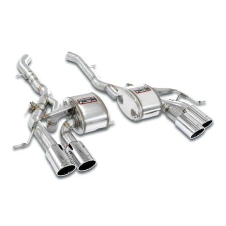 Supersprint Silver Valved Rear Exhaust for F97 BMW X3 M and F98 X4 M Pre-LCI [526026]