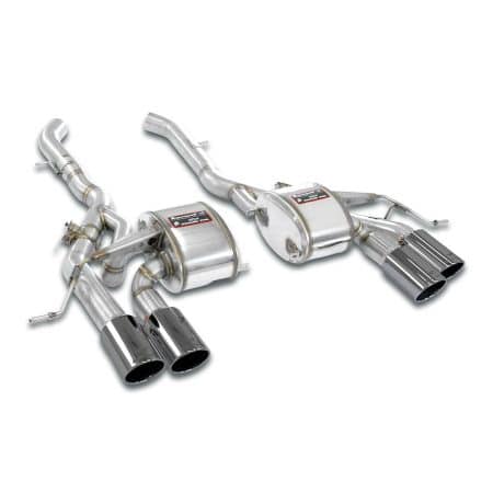 Supersprint Gun Metal Valved Rear Exhaust for F97 BMW X3 M and F98 X4 M Pre-LCI [526046]