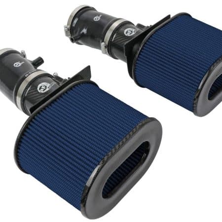 aFe Track Series Carbon Fiber Cold Air Intake with Pro 5R Filters for LB724 Lamborghini Huracan and 42 / 4S Audi R8 V10 [57-10012R]