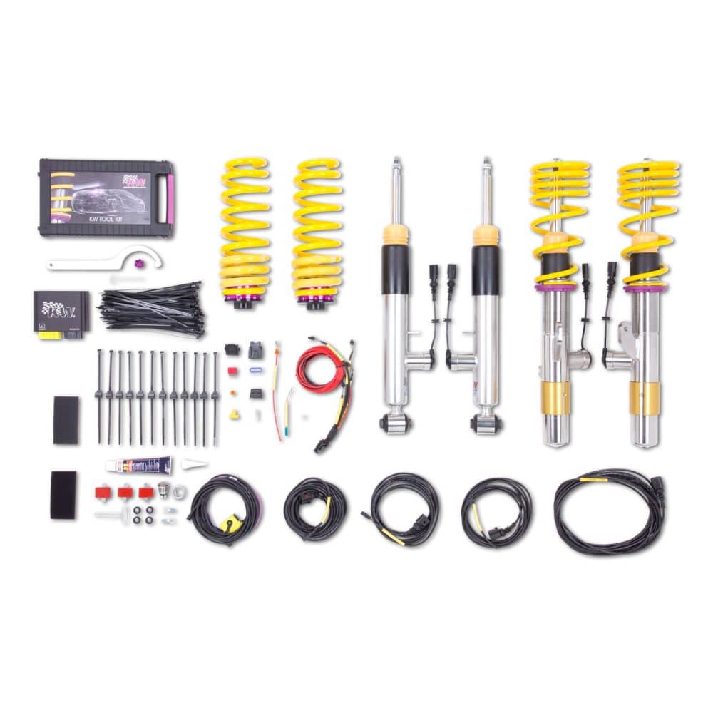 KW ECU Coilover Kit for F22 on the F22 BMW 2 Series