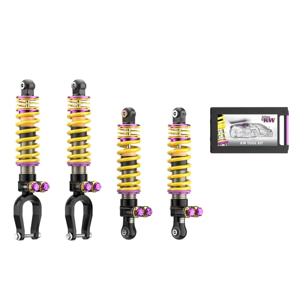 KW Coilover Kit Bundle for 4S on the 4S Audi R8