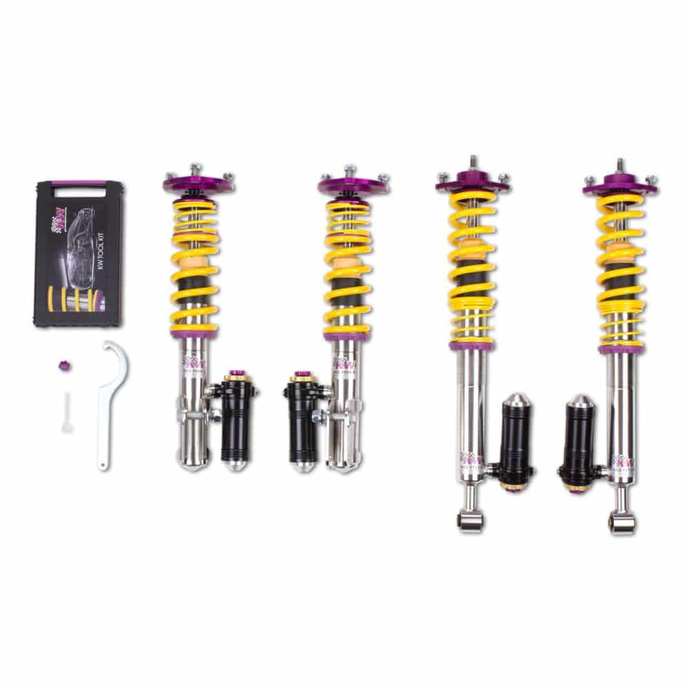 KW Clubsport Coilover Kit for Mitsubishi on the Mitsubishi Lancer Evolution