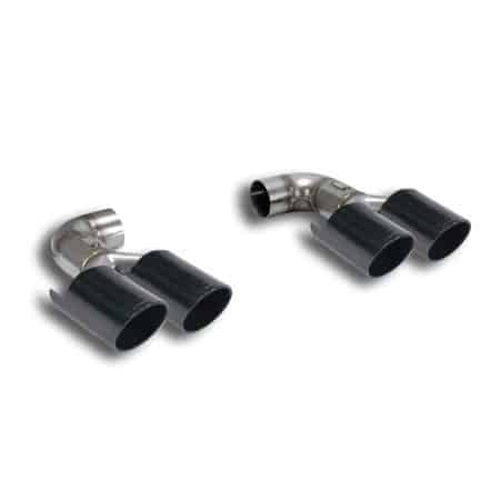 Supersprint Gun Metal Grey 4x90mm Tips for F85 BMW X5 M and F86 X6 M [522236]