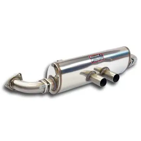 Supersprint Cup Rear Muffler for 991.1 Porsche 911 Carrera, Carrera S and GTS, with Connecting Pipes [248504]