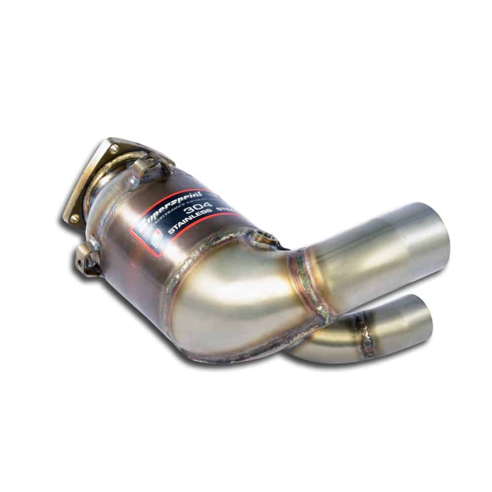 Supersprint Left Front Pipe with Sport Cats for 991.2 Porsche 911 Carrera, Carrera S, GTS and Targa