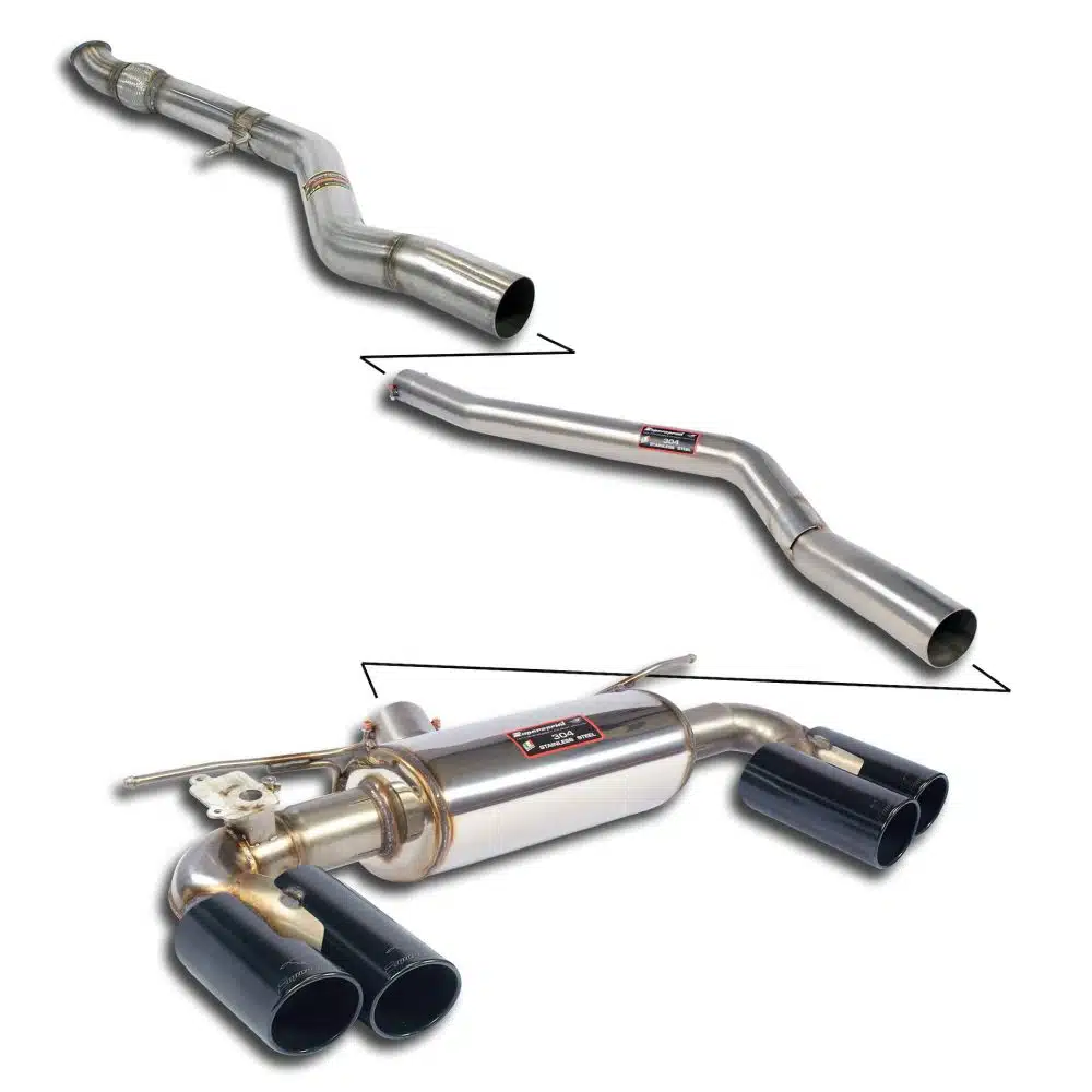 Supersprint Sport and Sound Plus Package for F87 BMW M2 (N55)