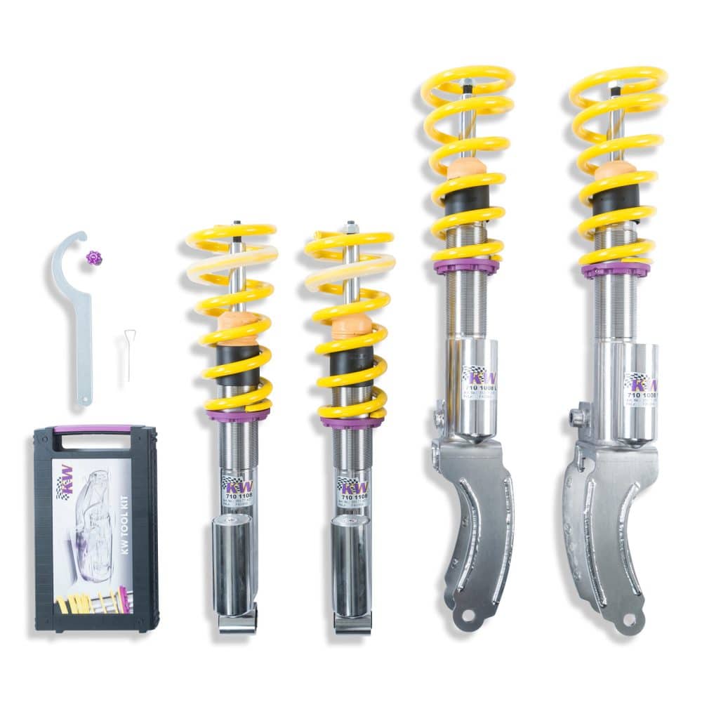 KW V3 Coilover Kit for Audi on the Audi Q7 and Porsche Cayenne