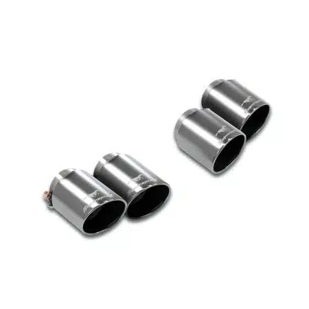Supersprint 4x100mm Rolled Exhaust Tips for F90 / G90 / G99 BMW M5, F9X M8, F95 X5 M, F96 X6 M and G0X X5 / X6 / X7 M60i [525276]