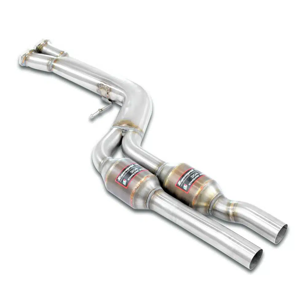 Supersprint Front J-Pipe with Sport Cats for F87 BMW M2 Competition and M2 CS