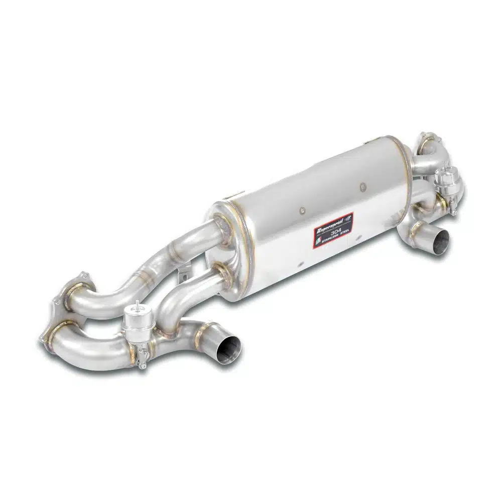 Supersprint Valved Rear Exhaust for 718 Porsche Boxster GTS 4.0, Spyder, Cayman GTS 4.0 and GT4