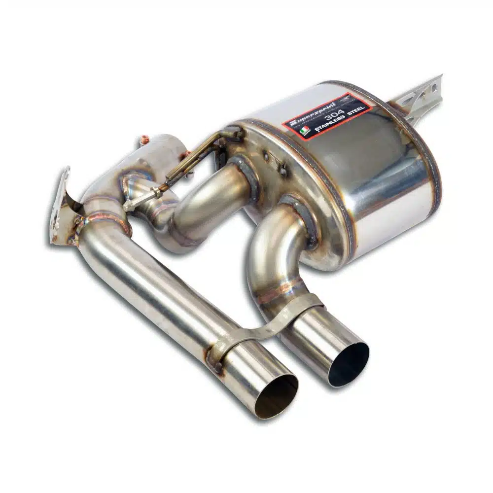 Supersprint Dual Sound Rear Mufflers for F87 BMW M2 Competition and M2 CS, left muffler 525334