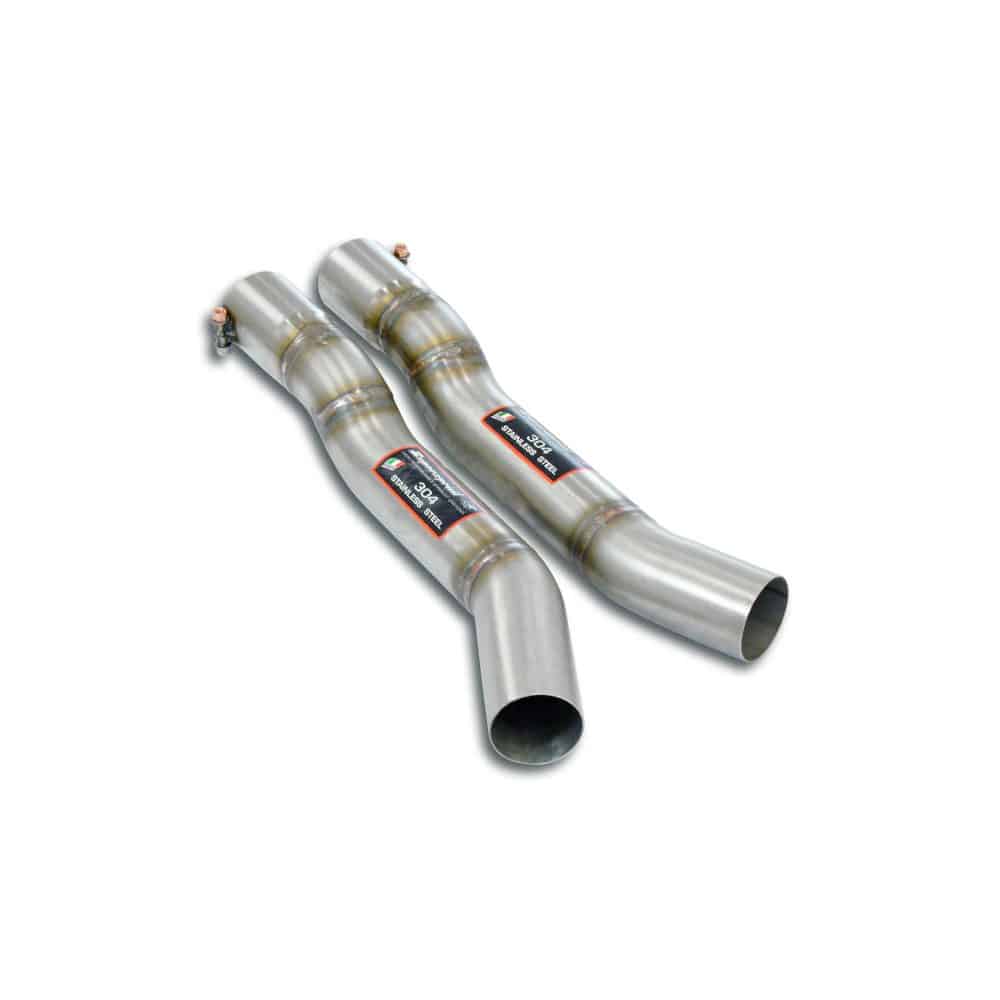 Supersprint Resonator Delete Centre Pipes on the G87 BMW M2