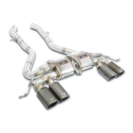 Supersprint Race Rear Exhaust with 4x100mm Tips for G87 BMW M2 [746046]