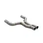 Supersprint Dual Front Pipe Kit on the G87 BMW M2